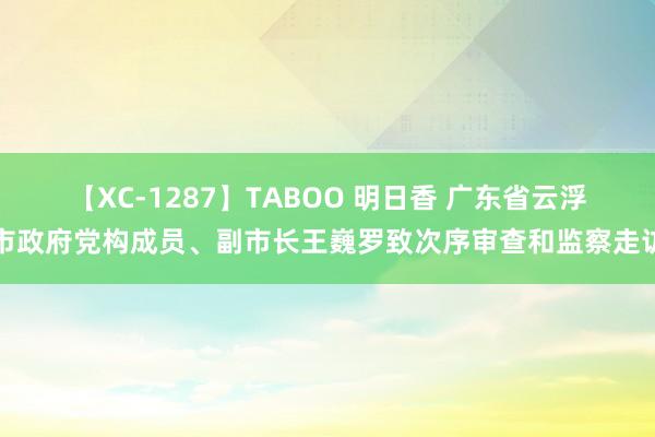 【XC-1287】TABOO 明日香 广东省云浮市政府党构成员、副市长王巍罗致次序审查和监察走访